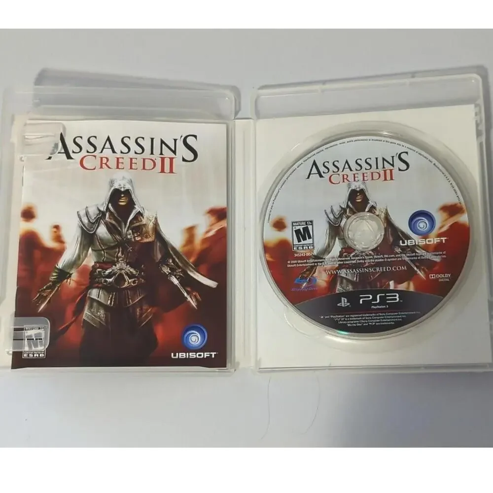 Assassin's Creed 2 Sony Playstation 3‎ PS3 Complete + Manual CIB